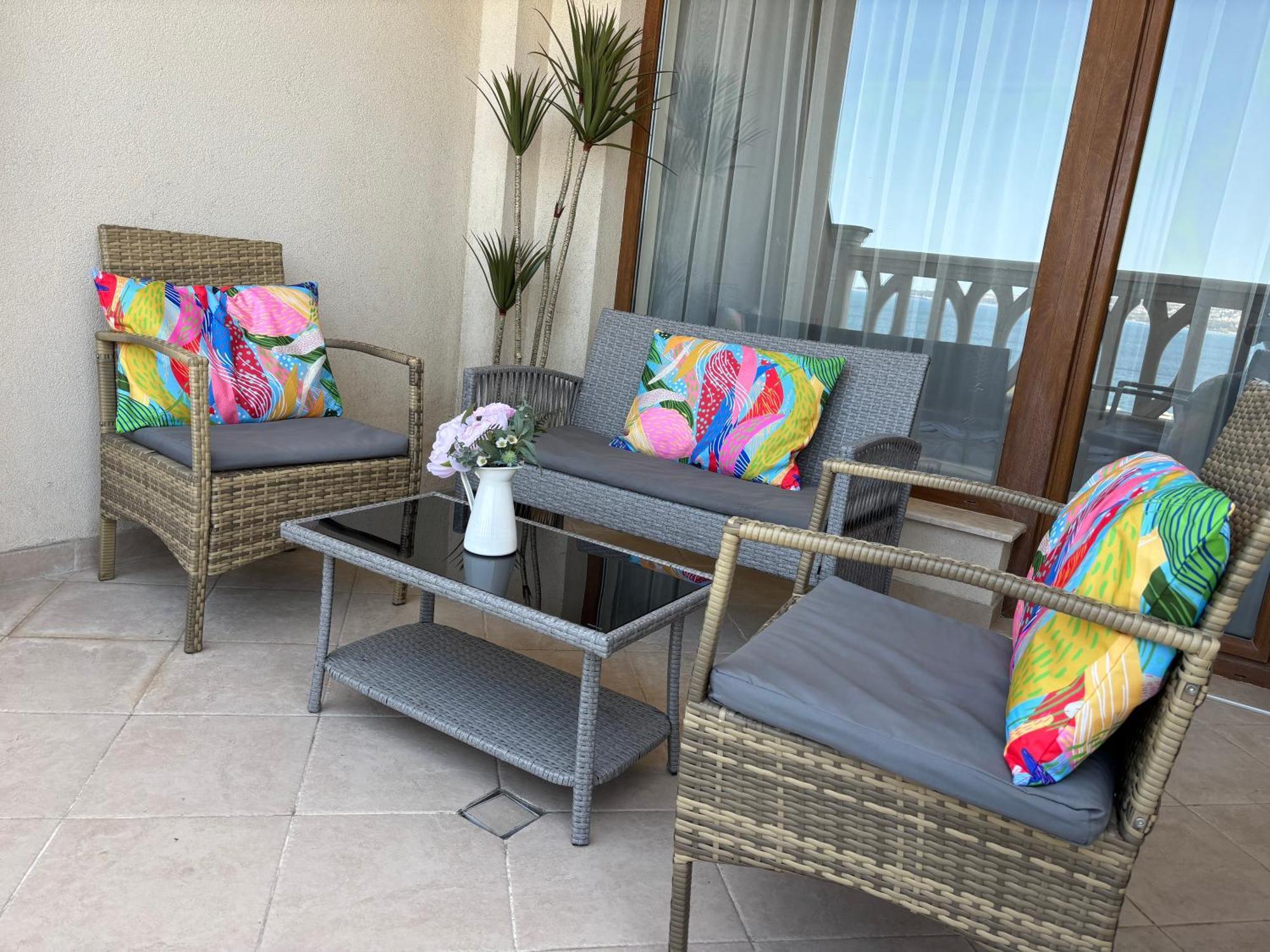 Azur del Mar Seaview Apartment Warna Exterior foto